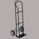 Hand Truck, P-Loop Handle, 400 Lb Capacity, 14 x 7 Toeplate, Steel, Black SAF4071