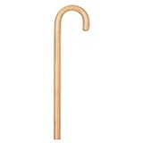 1  Natural Ash Finish Wood Cane with Round Handle
