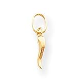 14k Italian Horn Charm