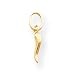 14k Italian Horn Charm