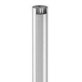 VOGELS PUC 2108 Rohr 80cm silber doppelte Kabelfuehrung max.30kg