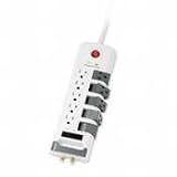Strip Surge Protectors, 9 Outlet, Emi Rfi Noise Filtration (CCS25131) Category: Surge... by Compucessory