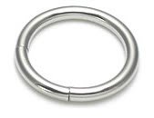 316L Surgical Steel Segment Captive Ring CBR 14g