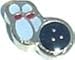 Bowling Pins Floating Charm for Heart Lockets