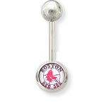 MLB Boston Red Sox Belly Button Navel Ring