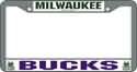 Milwaukee Bucks Chrome License Plate Frame