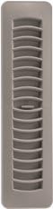 IMPERIAL RG1450 PLASTIC FLOOR / CEILING REGISTER, 2-1/4X12 IN., GRAY, 9 REGISTERS PER CASE