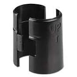 ALERA Wire Shelving Shelf Lock Clips, Plastic, Black, 8 Clips/Pack ~ Alera