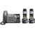 Panasonic DECT 6.0 2-Line Black Corded Cordless Telephone with Two Handsets (KX-TG9392T)