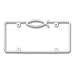 Cruiser Accessories Ichthus Fish Chrome License Plate Frame