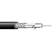 Carol C5775.38.01 RG6/U Coaxial Cable, Type CL2, 18 Ga. Solid, 60% Aluminum Braid, Black, 500 Ft