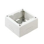 パナソニック電工 メタルモール 2コ用スイッチボックス(深型)A,B型 共用 ホワイト DZB272W