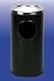 Office Products : EXC112BLK Combination Sand Urn/Waste Receptacle, Black/Chrome
