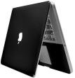 XGear EXOSkin Carbon Fiber Skin For Apple 13" Unibody MacBook Pro - Black Color.