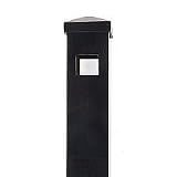 2 X 2 Line Post Black for 48 High Section