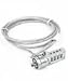 Laptop Security Chain Cable with Password Lock (Silver) for Toshiba laptop