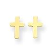 14k Cross Earrings