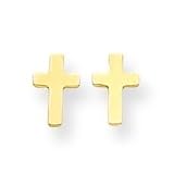 14k Cross Earrings