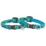 Lupine 1/2 Inch Cat Safety Collar-Sea Ponies Pattern - WITHOUT BELL