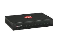 INTELLINET 8Port Gigabit Ethernet Switch Metall Schwarz 10/100/1000 auto sensing und Auto  Preisvergleich