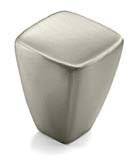 Amerock BP27018-G10 Creased Bow Knob 7/8-Inch Diameter, Satin Nickel