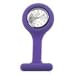 Silicone Nurse Fob Watch Purple with EXTRA FREE BATTERY!