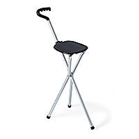 Imroving Lifestyles Folding Cane with plastic seat Made in USA