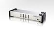 ATEN 4-Port Dual-View KVMP Switch with Audio Support and Cables CS1744 (Silver)