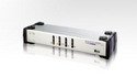 Aten Technology CS1744 MasterView 4-Port Dual-View Monitor/Keyboard/Mouse/Audio/USB KVM Switch