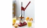 Red & Chrome Hand Juicer