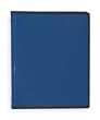 Dakota Designs 2LKH5 Zipper Binder, O-Ring, 1 In, Blue