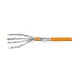 Equip Installationskabel, S/FTP Cat. 7, 100m orange