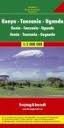 Kenya, Uganda & Tanzania 1:2,000,000 Travel Map FREYTAG