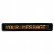 U. S. STAMP & SIGN LED Electronic Moving Message Sign, Custom Programmable, 28 x 1-7/8 x 4-1/2