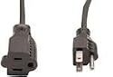 GE 50369 Extension Cord, Indoor/Outdoor Workshop, 3 Wire, 15 Foot, Black