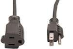 GE 50369 Extension Cord, Indoor/Outdoor Workshop, 3 Wire, 15 Foot, Black