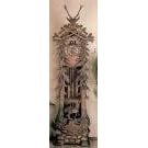 82 inch Grandfather Clock with Woodsman Carving by River City Clocks