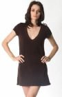 Jordan Taylor&reg; - Sleek Short Sleeve V-Neck Cover Up Dress by Jordan Taylor - Women's Swimwear Plus Size Swimsuits