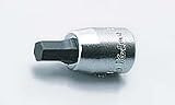 コーケン 1/4(6.35mm)SQ. ヘックスビットソケット 全長25mm 1/8 2010A.25-1/8