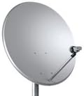 Telesystem TE-80 dish, steel BULK 74 x 84 cm offset antenna, 4126 (74 x 84 cm offset antenna White, 1 x mast clamp)