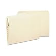 Fastener Folder, Letter, 100% Recycled, 11 pt Stock, 1/3 Cut, Manila, 50/Box SMD14547