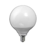 9 Watt Compact Fluorescent Globe Light Bulb / Candelabra Base / G25 Globe (3 1/8" Diameter) / 2700K Color Temperature / 40 Watt Incandescent Equivalent