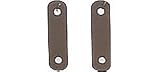 Perri's Safety Stirrup Leather Tabs, Brown, One Size