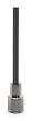 Westward 1EZP5 Hex Bit Socket, SAE, 1/2 In Dr, 5/16 In