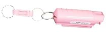 SABRE RED Compact Pepper Spray with Pink Key Case