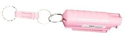 SABRE RED Compact Pepper Spray with Pink Key Case