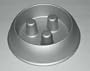 Metal Brake-Fast Dog Food Bowl (Medium)
