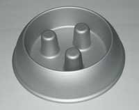 Metal Brake-Fast Dog Food Bowl - Small