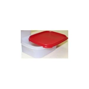 Tupperware Modular Mate Square 2 Container. Red Seal by Tupperware