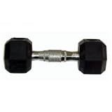 Rubber Coated Dumbell - 50lb